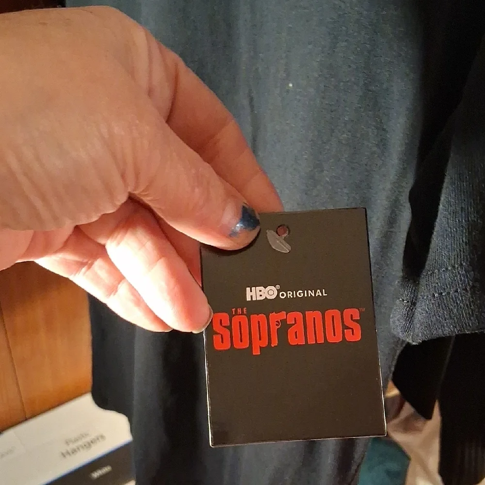 Soprano Bada Bing Black Short Sleeve T-Shirt - Picture 4 of 8